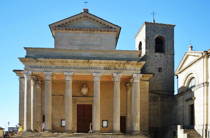 Basilica of San Marino,catholic church,Saint Marinus,religion,piazza Domus Plebis,Republic of San Marino,Europe,basilica di San Marino