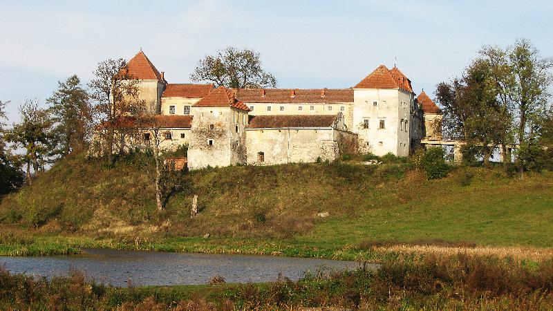 Svirzh castle,western Ukraine,,moated castle,history,forticication,old castle,abandoned castle,castle ruins