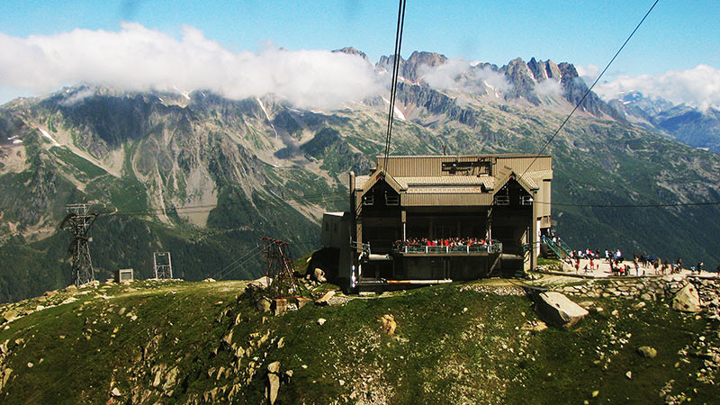 Chamonix Mont Blanc,Mountains,France,Aiguille du Midi cable car,Chamonix Mont Blanc valley