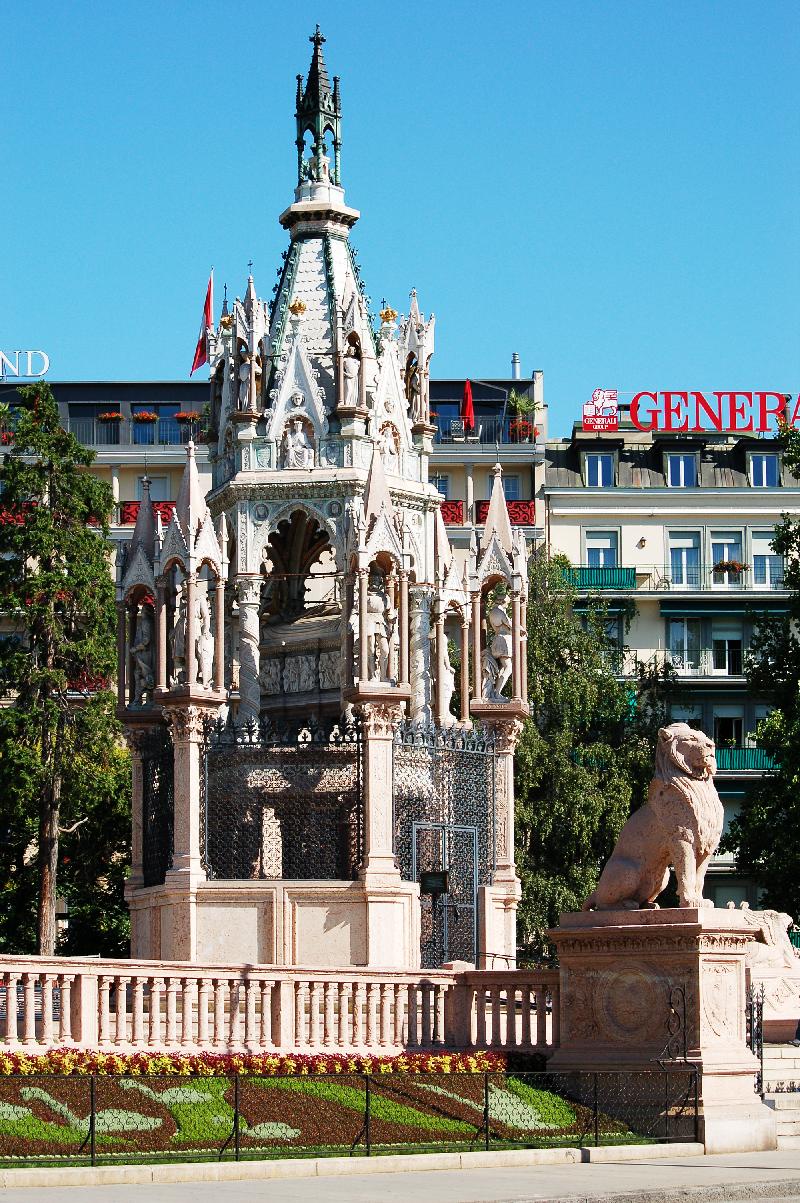 Brunswick Monument,tomb of Charles II,Geneve,History,Monument