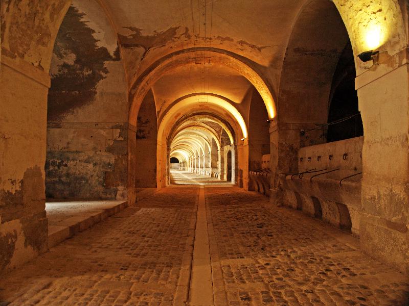 Figueres fortress,Sant Ferran castle's stables,fortalesa de Sant Ferran de Figueres