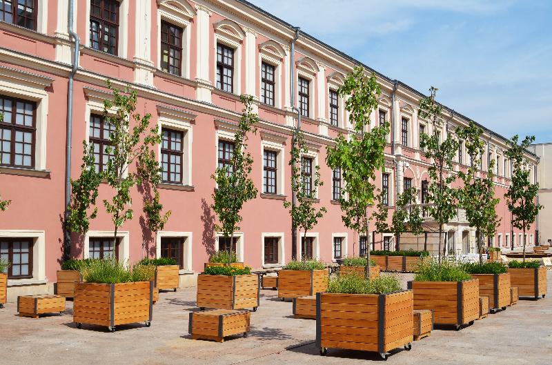 Lublin castle courtyard,Lublin castle Poland,Lublin old town,architecture