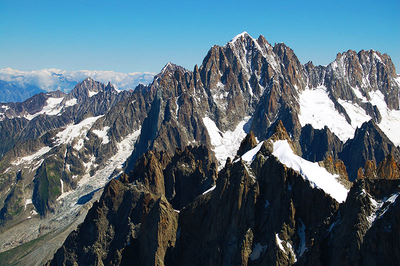 Chamonix Mont Blanc,France,mountains,peaks,snowy mountain,Aiguille du Midi in Chamonix